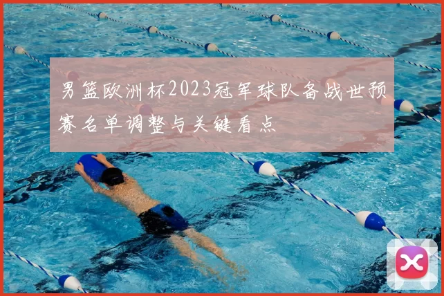 男篮欧洲杯2023冠军球队备战世预赛名单调整与关键看点